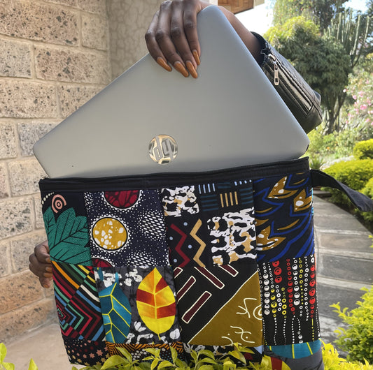 Culture Meets Trend: Ankara Laptop Bags Stocked.